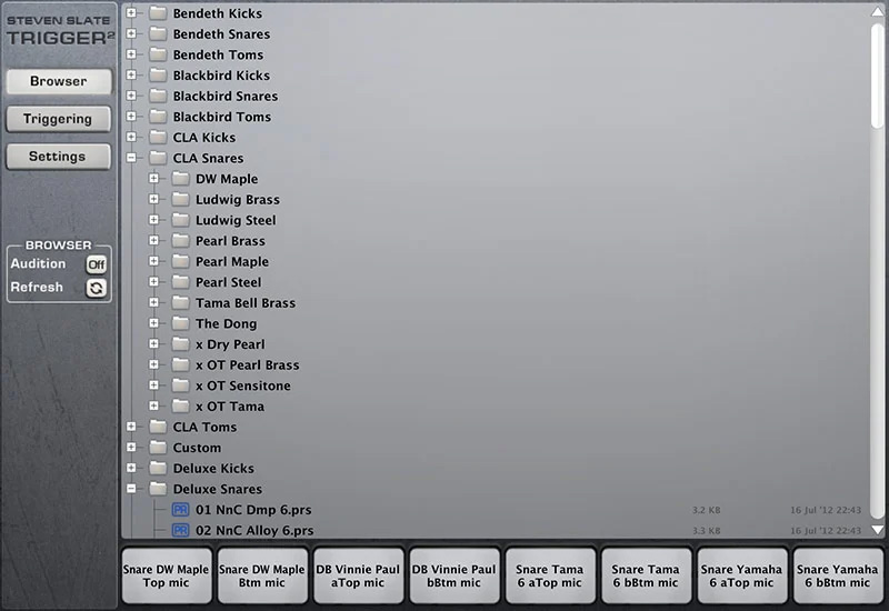 INDUSTRY STANDARD DRUM LIBRARY